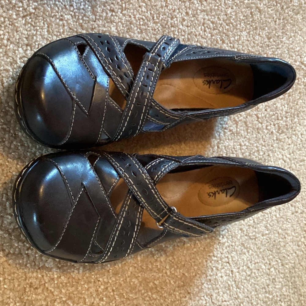 Clark’s Comfort Slip-On Women’s Navy Casual Flats size 9N - Picture 6 of 6